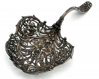 9 SterlingSilverArtNouveauWhitingBonbonniereBonBonServer150g