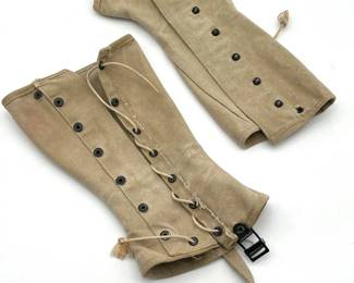 168 WW2CanvasBootGaiters