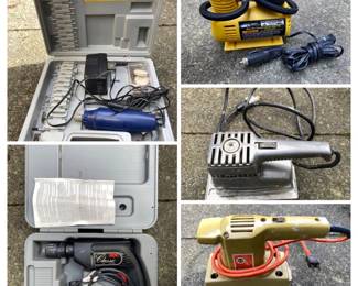 206 ElectricCordedToolsLotIncludes10IndividualTools