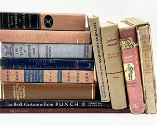 61 AntiqueBooksLotFeaturingPoetryandHistoryBooks