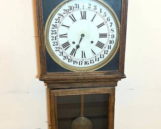 30 LargeAntiqueWallClockNotWorking
