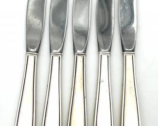 21 Setof5GorhamEtruscanSterlingHandle618PlaceKnives