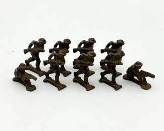 169 CastIronToySoldiersLot