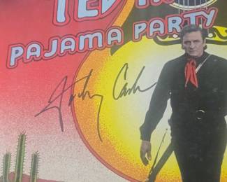 Pajama Party Autographed by Johnny cash
