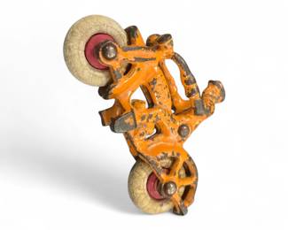 Cast metal motorcycle cop