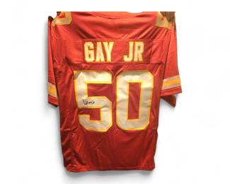 Autographed XL Willie Gay Jr jersey  with authenticity