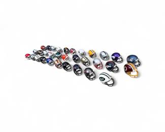 all 32 NFL TEAMS MINI HELMETS