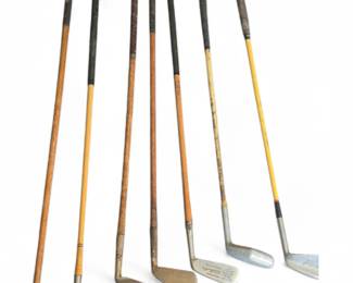 Old school wooden clubs