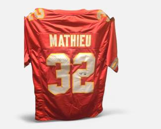 XL Tyrann Mathieu Autographed jersey with authenticity