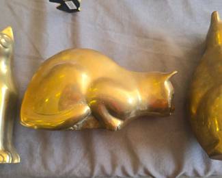 Brass cats