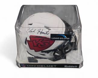 Clark Hunt autographed helmet with authenticity