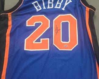 Mike Bibby autographed jersey