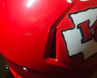 Patrick Mahomes Autographed Helmet from Beckett with authenticity