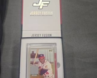 Hank Aaron Swatch 2000 card