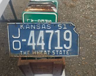 We have over 100 license plates