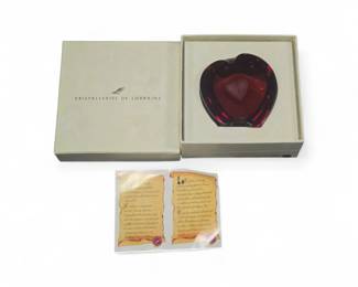 Cristalleries paperweight