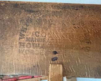 Antique Cotton Carding Paddle and Wool Comb Set