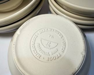 Roseville Pottery "Friendship" Pattern Mixing Bowls Set