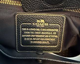 Coach Turnlock Tie Tote Bag