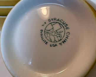 Syracuse China Syralite Yellow Bowls