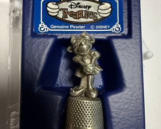 Disney Treasures Minnie Mouse Pewter Thimble