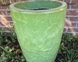 Large Glazed Ceramic Planter Pot (2)