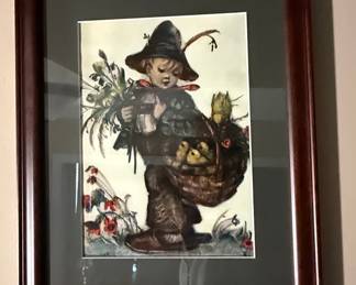 Framed Berta Hummel Prints (Set of 3)