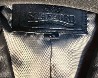 Stafford Executive Men's Leather Blazer