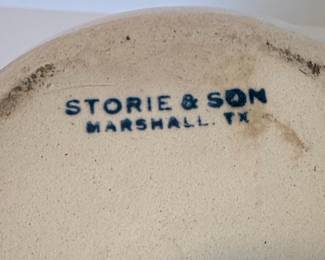 Storie & Son Marshall, TX "Winter Scene" Pitcher and Mug