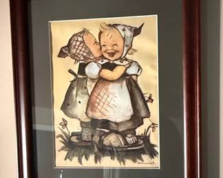 Framed Berta Hummel Prints (Set of 3)