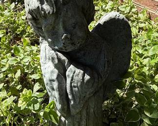 Collection of Cement Angel and Cherub Garden Statues