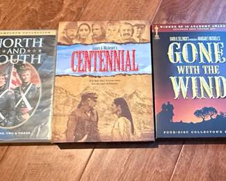 Gone With the Wind, Centennial, and North and South DVD Collections