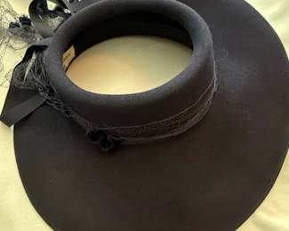 D.J. Healy Shops Detroit Wide-Brimmed Hat with Veil