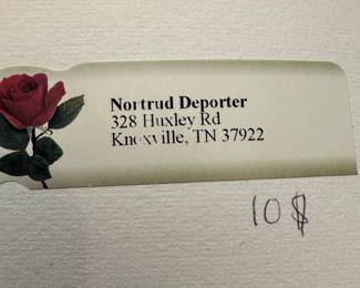 Watercolor Painting of a Red Rose by Nortrud Deporter