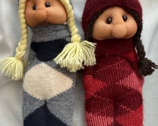 Handmade Sock Dolls (Pair)
