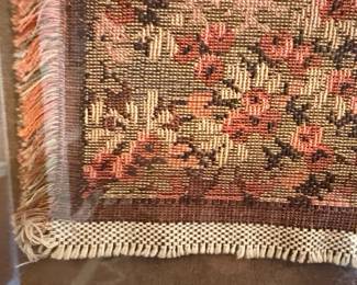 Framed Tapestry Depicting a Rococo Scene, possibly after Boucher