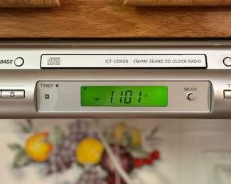 Sony ICF-CDK50 FM/AM 2 Band CD Clock Radio