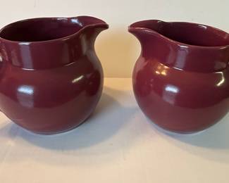 Collection of Homer Laughlin Fiestaware in Raspberry
