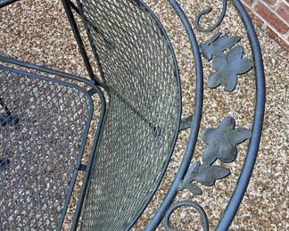 Wrought Iron Patio Set and Lounge Chairs