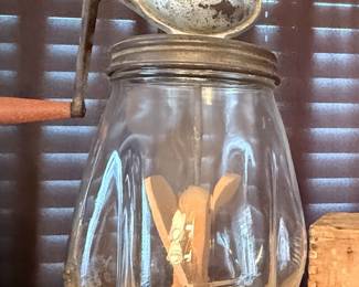 Antique Dazey "Football" Butter Churn No. 4