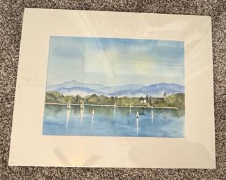 Watercolor Landscape by N. DePorter