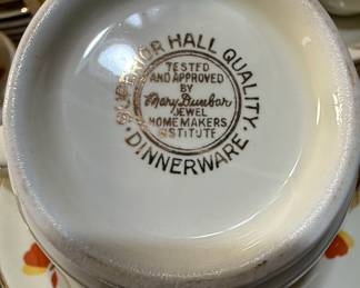 Hall Jewel Tea Autumn Leaf Dinnerware Set