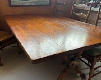 Antique oak table