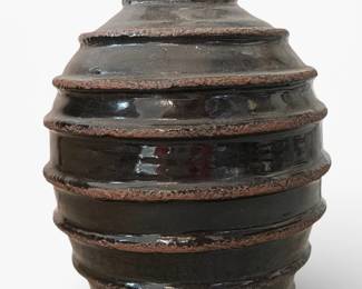 Mid Century Beehive Ribbed Bud Vase