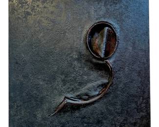 An Abstract Brutalist Papier Mache Work, EICH