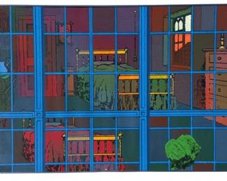 RONALD BROOKS KITAJ (American, 1932-2007) "Bedroom" Screenprint, 1971