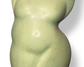 A DONNA PALSENO (American, 20th C.) Art Deco Style Nude Vase