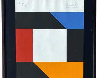 MAX BILL (Swiss, 1908-1994) "Ein Domberger Siebdruck-Kalender" Silkscreen 