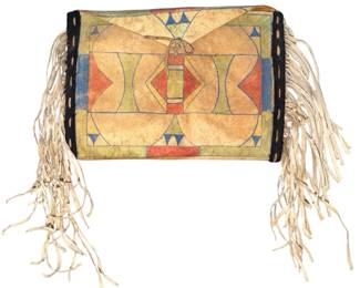 Native American Parfleche Raw Hide Envelope 