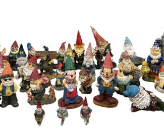 Large Collection of Novelty Garden Gnomes